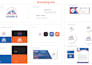 design education academy college university school logo with branding kit